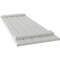 Ekena Millwork Americraft 5-Board (2 Batten) Wood Joined Board-n-Batten Shutters w/Ellipt Top, ARW101BE518X77STH, PR ARW101BE518X77STH - alternate 3